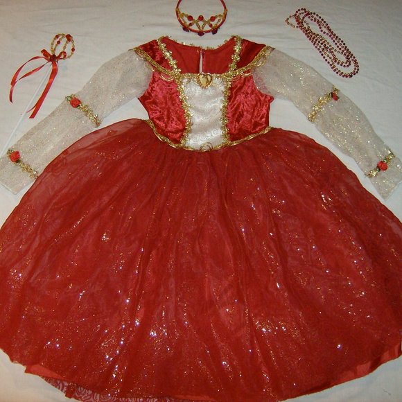 disney princess belle red dress